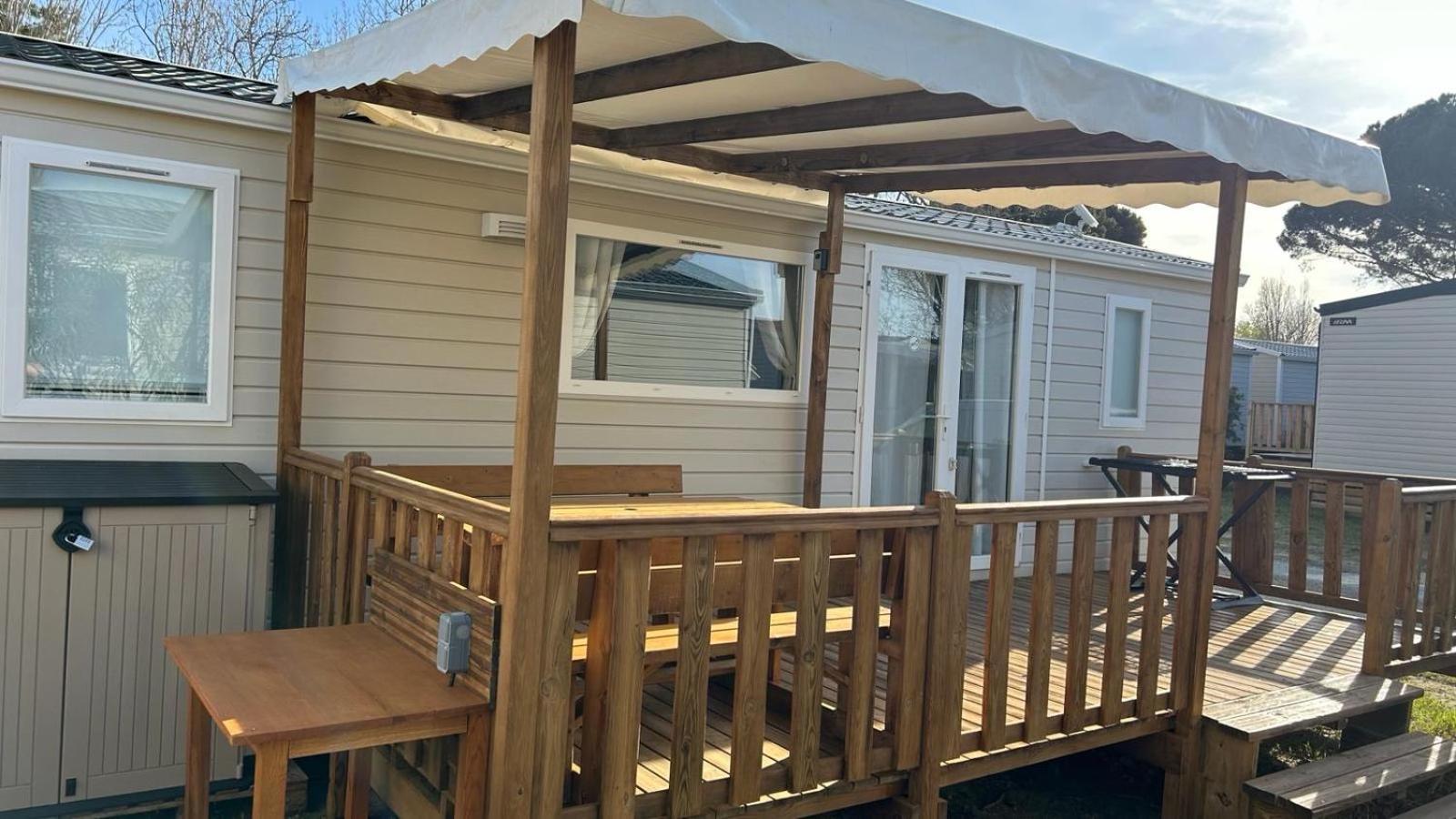 Mobil-Home - Narbonne-Plage - Clim, Tv Exterior photo